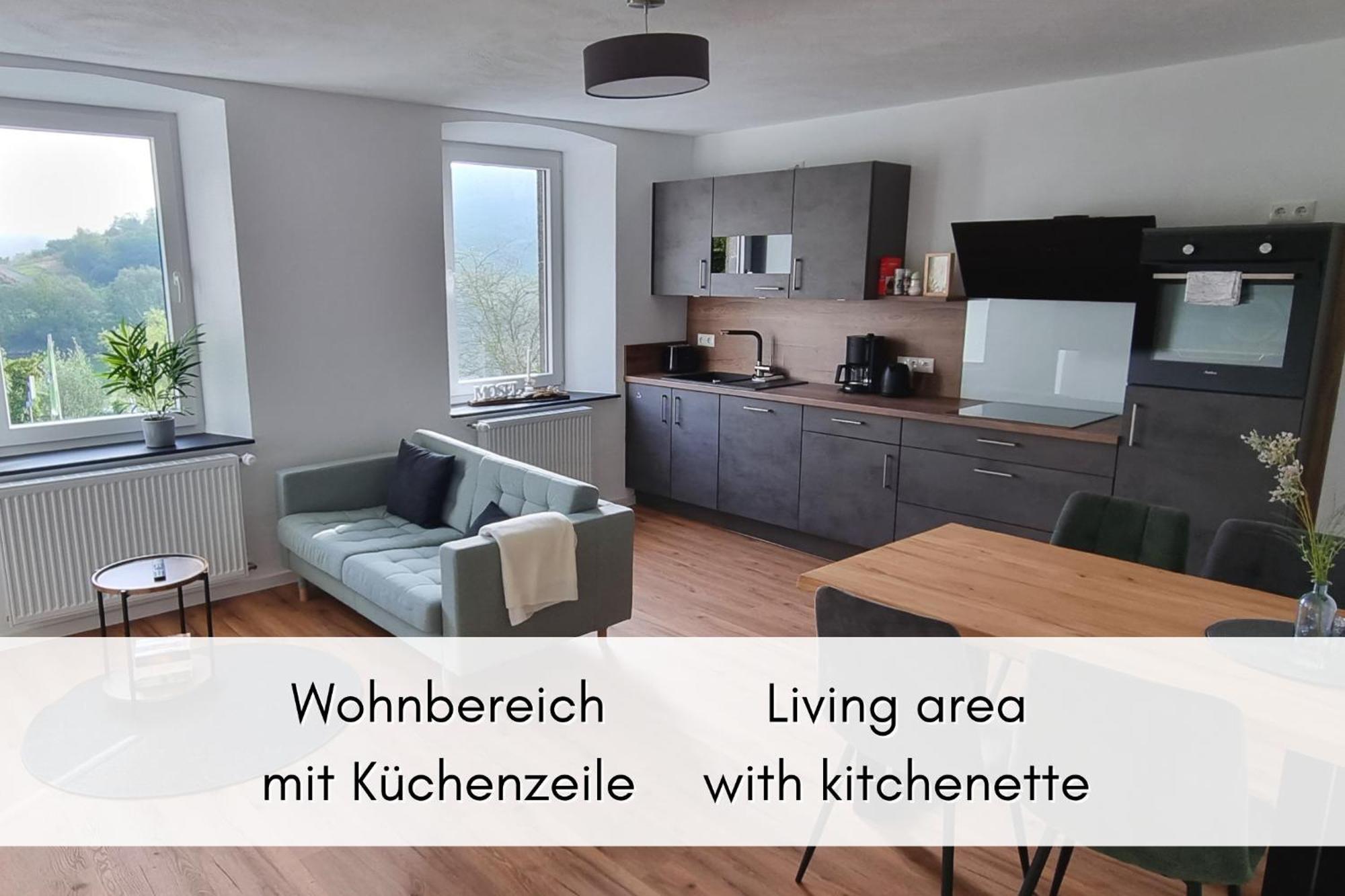 Winzerhaus Am Calmont - Terrasse Der Ruhe Leilighet Bremm Eksteriør bilde