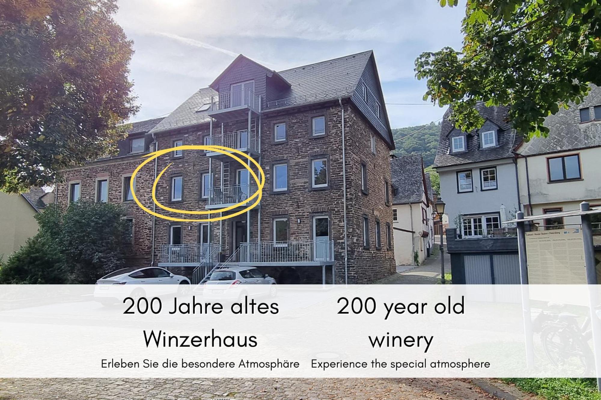 Winzerhaus Am Calmont - Terrasse Der Ruhe Leilighet Bremm Eksteriør bilde